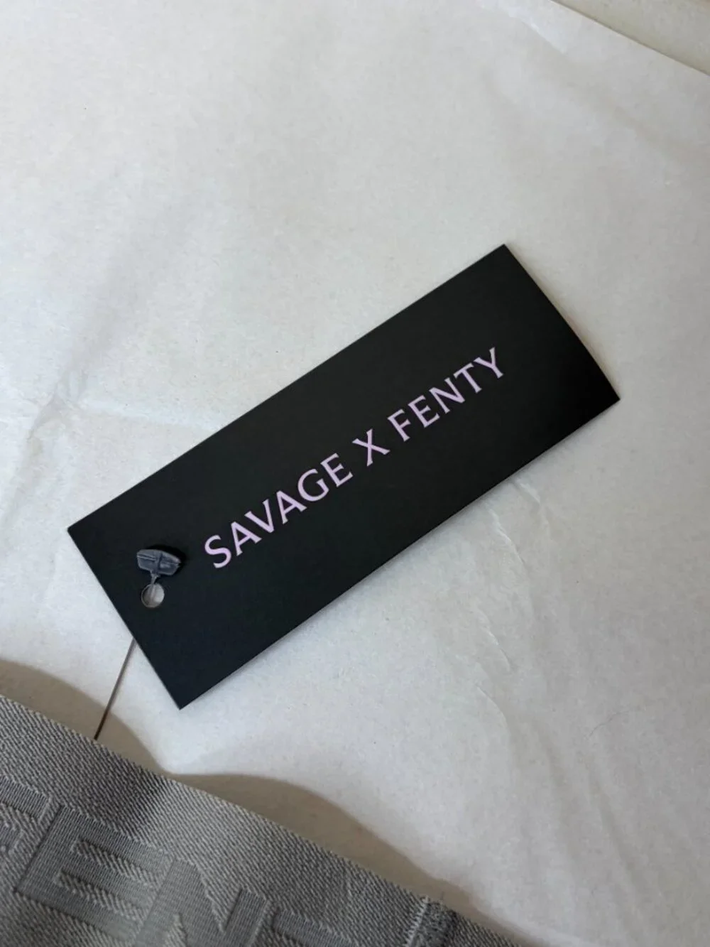New Savage x Fenty Shadow Fit Boxer Briefs Gray Size M